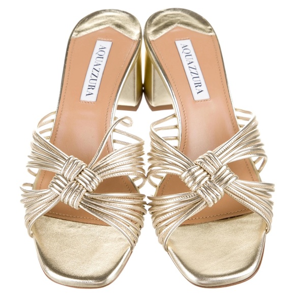 Aquazzura Shoes - AQUAZZURA Club 50 Leather Sandals - EU 37
